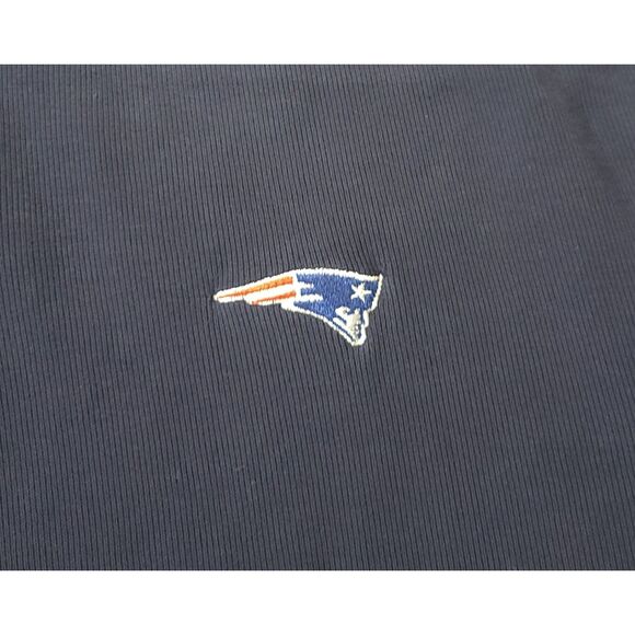 Cutter & Buck New England Patriots Navy 1/4 Zip 100% PIMA Cotton Mens Size Large - Picture 4 of 9